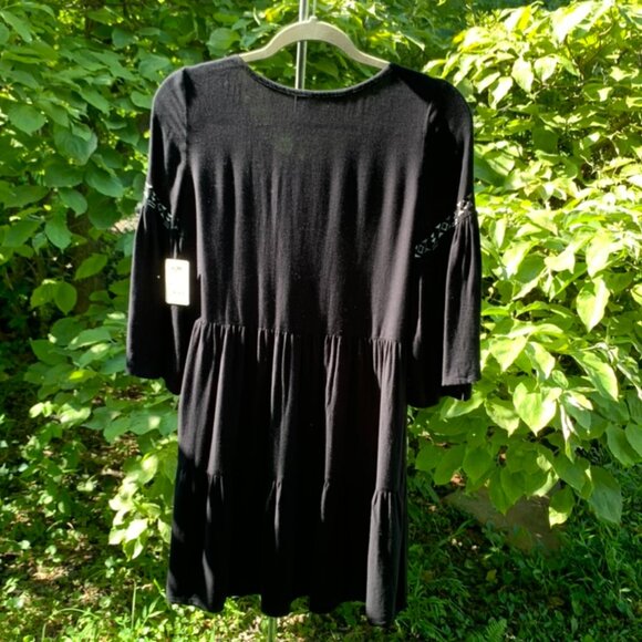 Mudd Shady Tree Tiered Peasant Dress - Size S - Picture 2 of 3